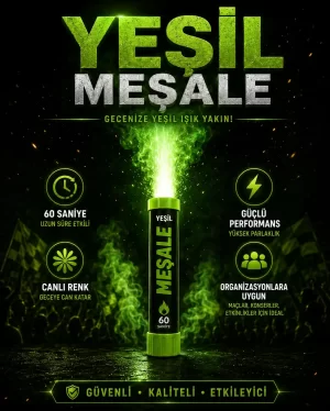 Yeşil Meşale Venüs Silindir Model
